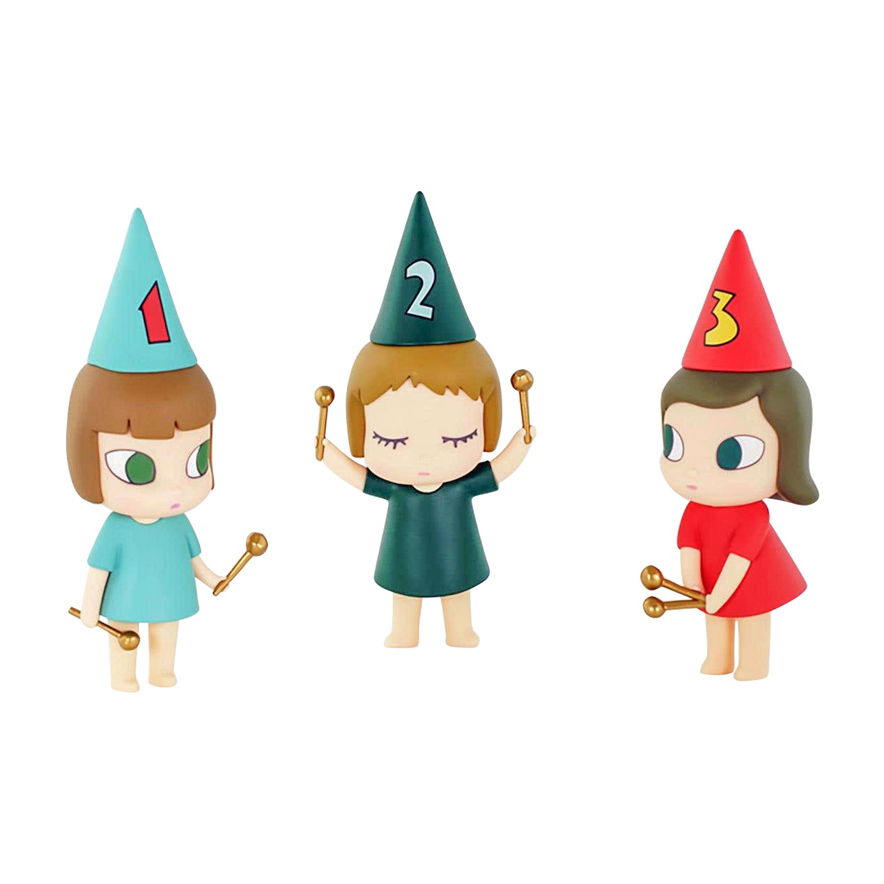 Yoshitomo Nara drumming girls artwork